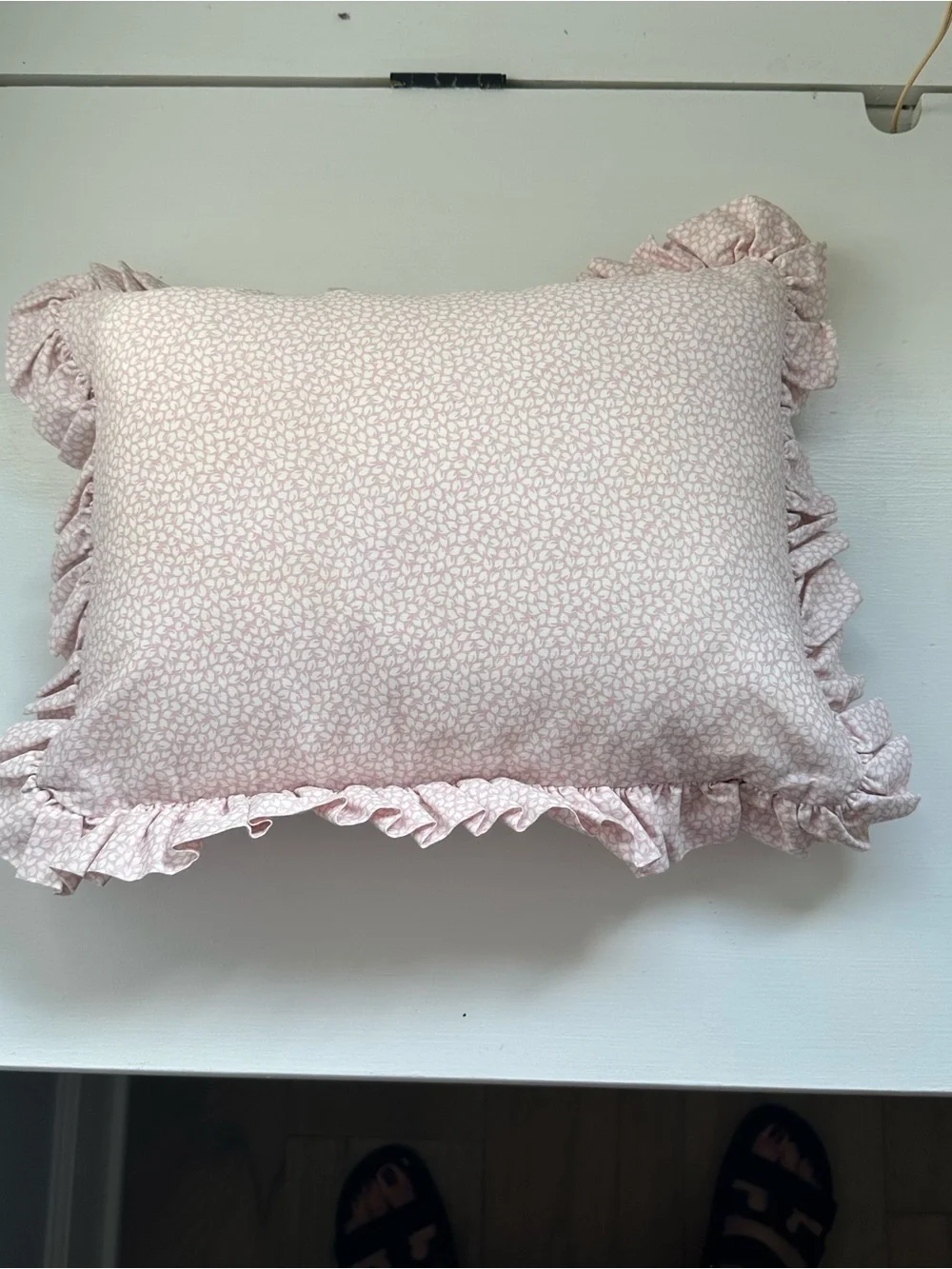 Soft pinks and greens accent pillows - Home Accents